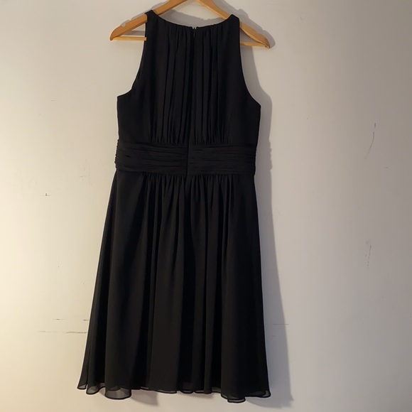 Black Friday Sale❗️ Lauren Ralph Lauren chiffon black evening dress - Picture 8 of 14